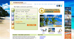 Desktop Screenshot of hawaiian.travelation.com