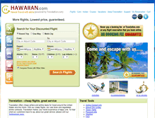 Tablet Screenshot of hawaiian.travelation.com